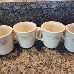 Corning English Breakfast Mugs, Set of 4